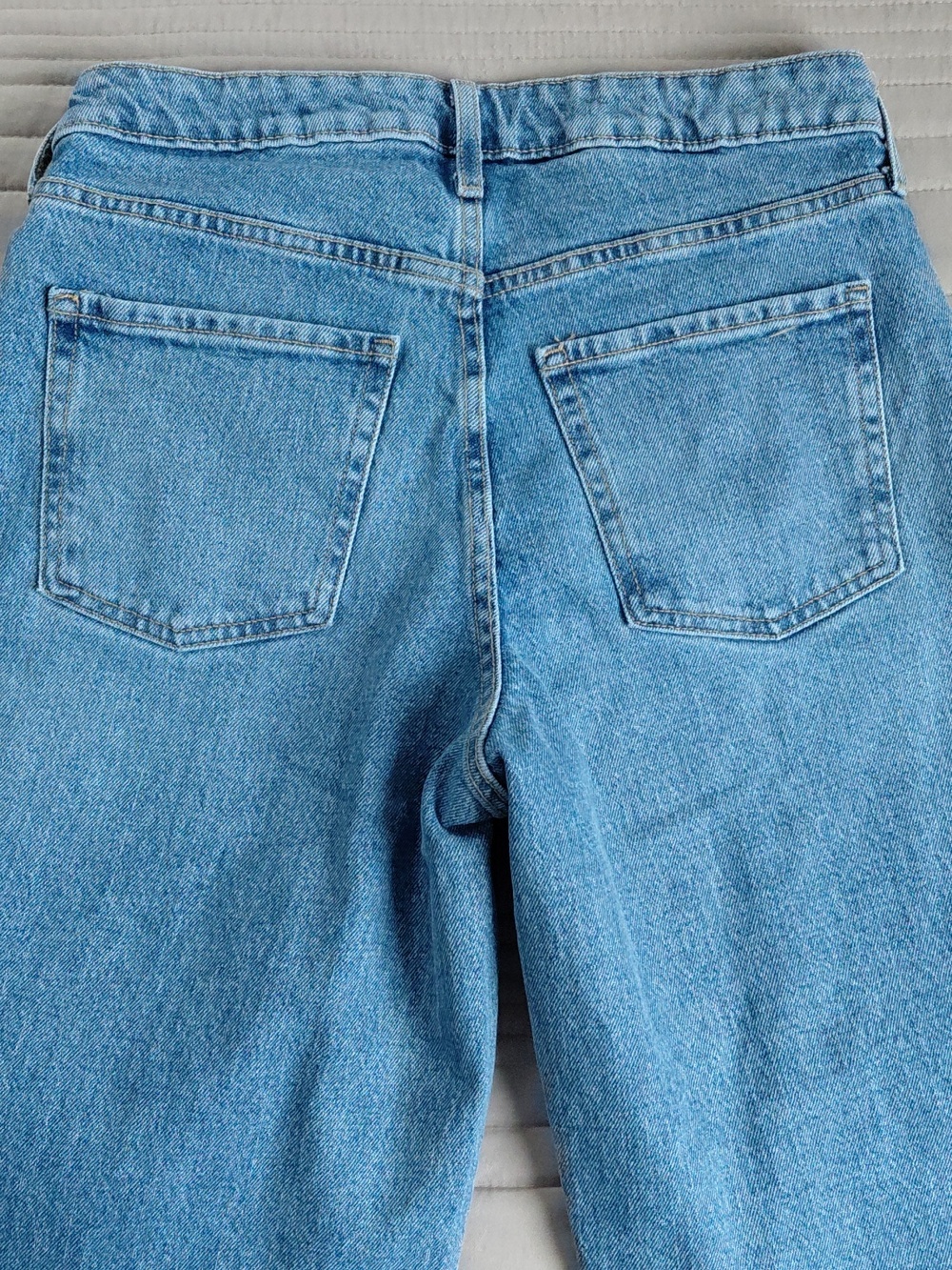 Old Navy Extra High Waisted Wide Leg Jeans 4 Petite Nwr - Picture 5 of 9